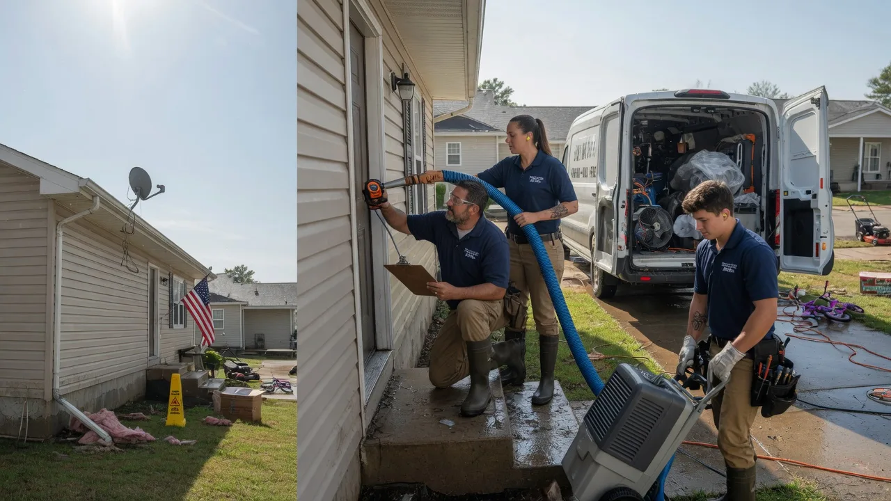 Ceiling Water Damage Restoration in Woodland, PA near me